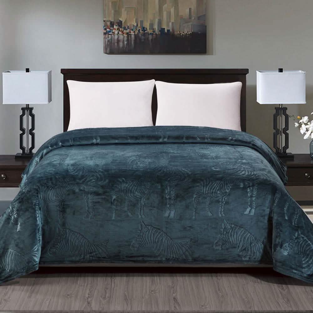 Zebra Designed Premium Flannel Fleece Blanket DailySale