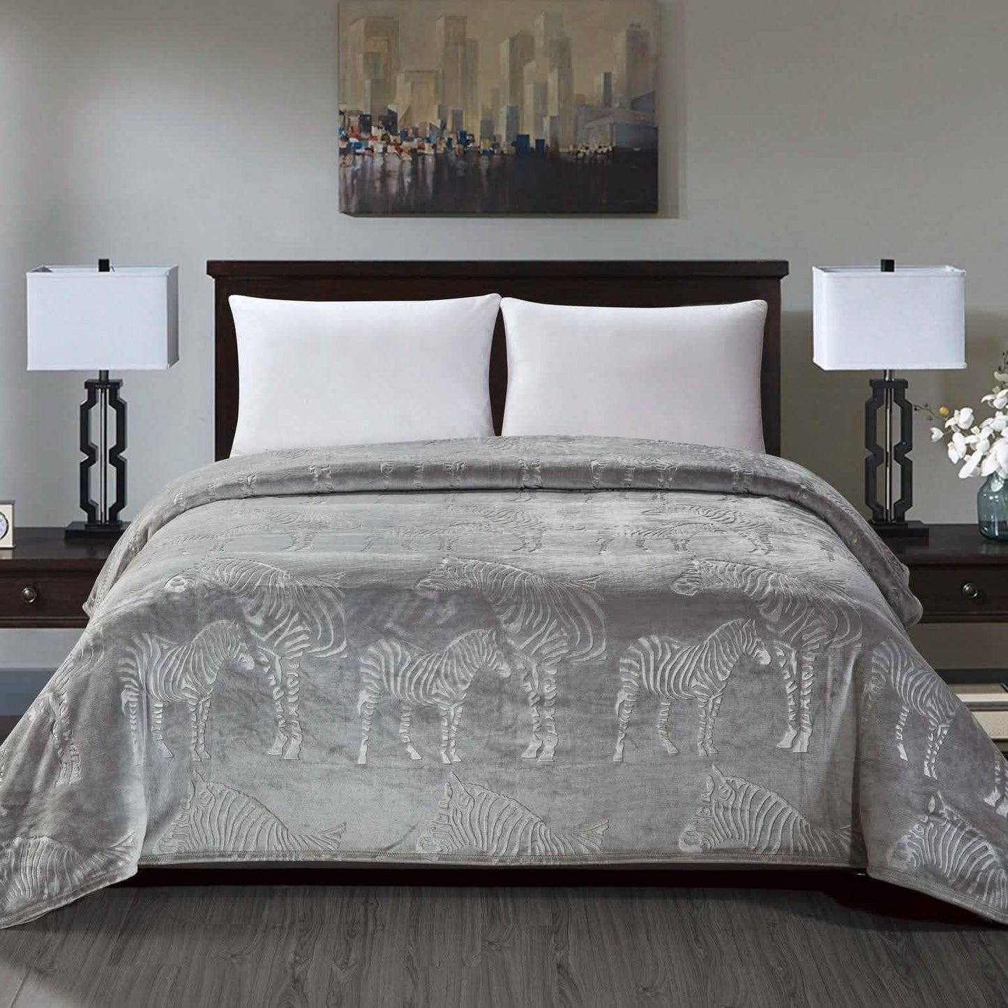 Zebra Designed Premium Flannel Fleece Blanket DailySale