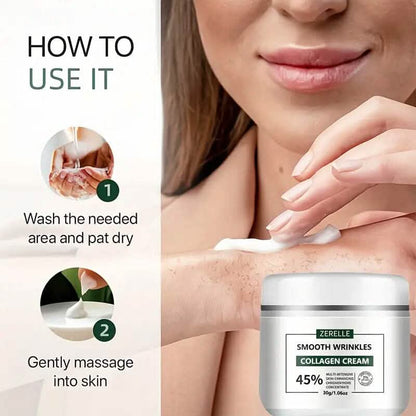 Zerelle Collagen Cream for Smooth Wrinkles 30g DailySale