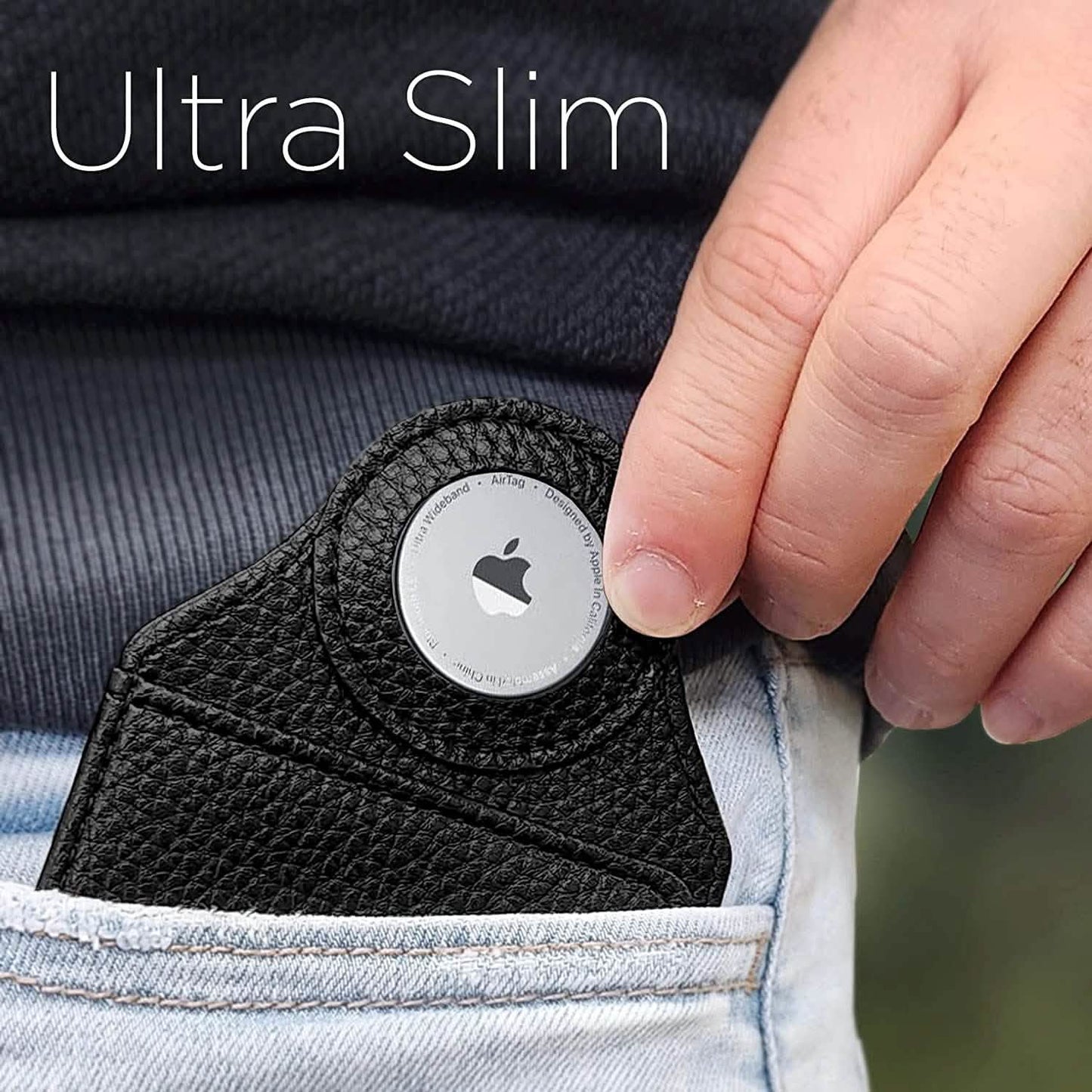 Zero-Bulk Slim AirTag Wallet DailySale