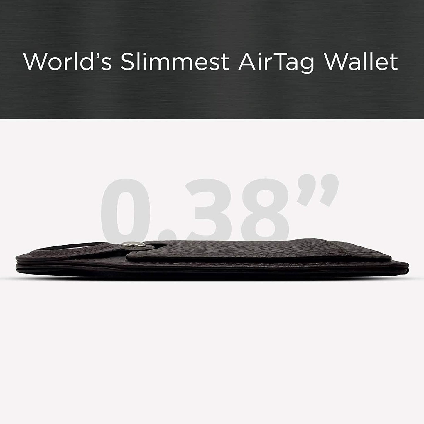 Zero-Bulk Slim AirTag Wallet DailySale