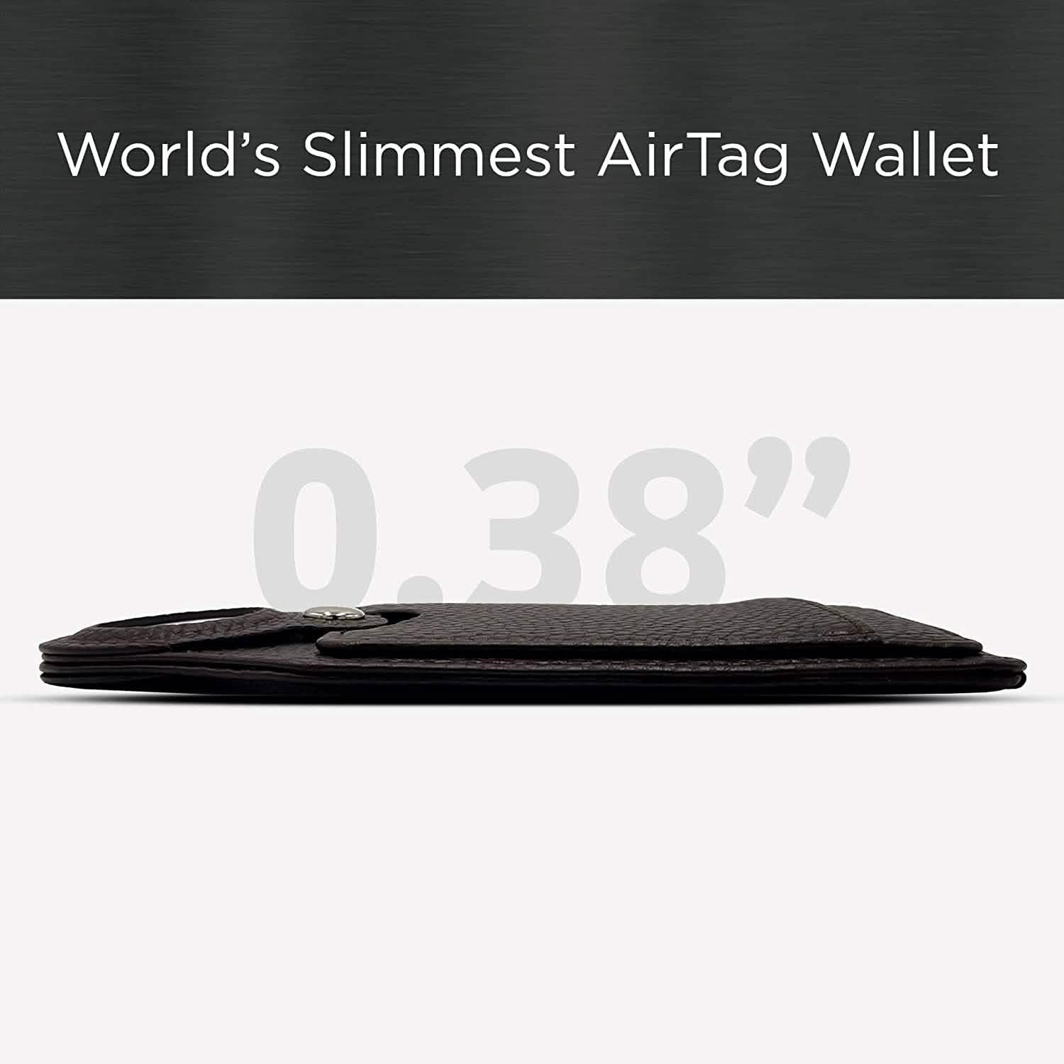 Zero-Bulk Slim AirTag Wallet DailySale