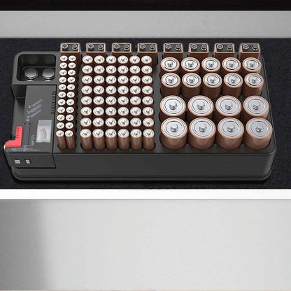 Zerodark Battery Organizer with Detachable Battery Tester DailySale