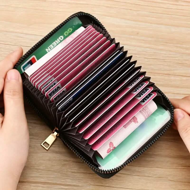 Zipper Around Credit Card Holder DailySale