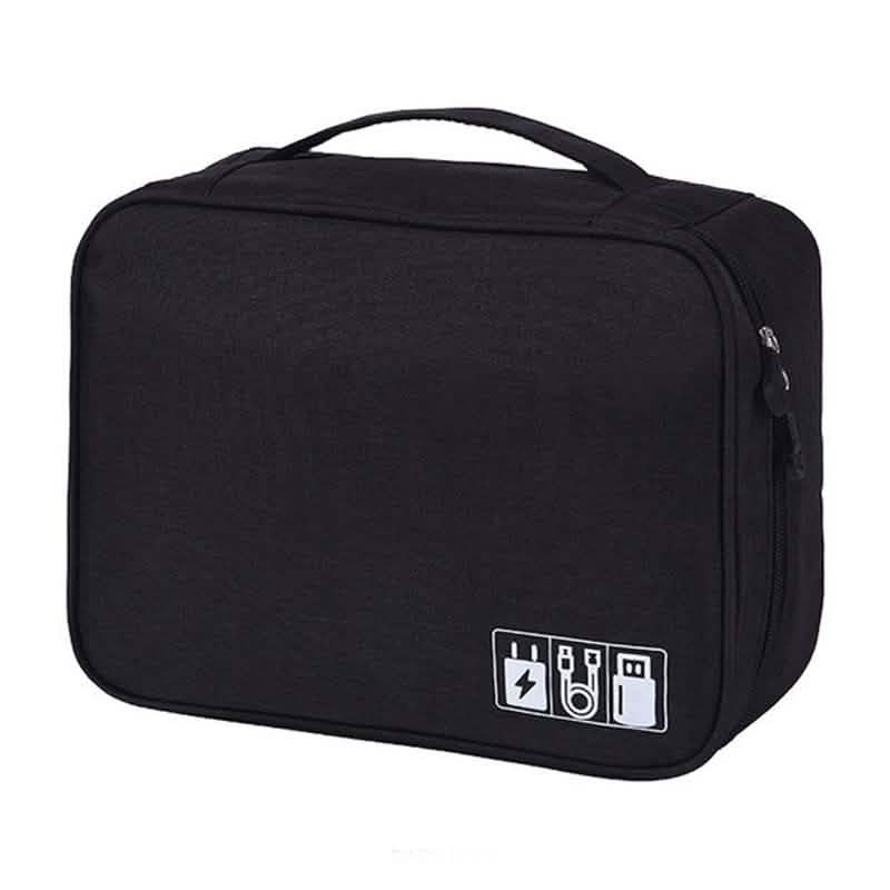 Zippered Cable Compartment Bag for Electronics Storage DailySale