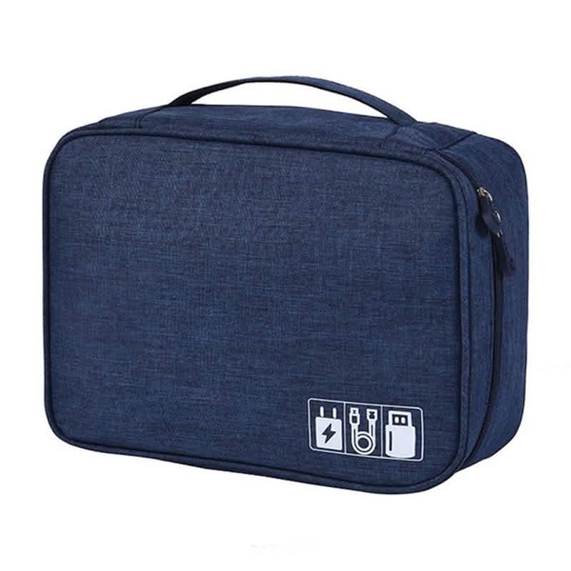 Zippered Cable Compartment Bag for Electronics Storage DailySale