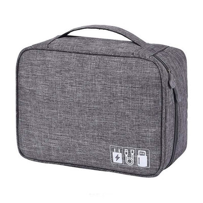 Zippered Cable Compartment Bag for Electronics Storage DailySale