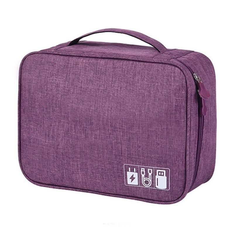 Zippered Cable Compartment Bag for Electronics Storage DailySale