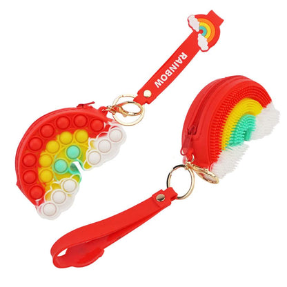 Zippered Pouch with Fidget Bubble Poppers and Bristles DailySale