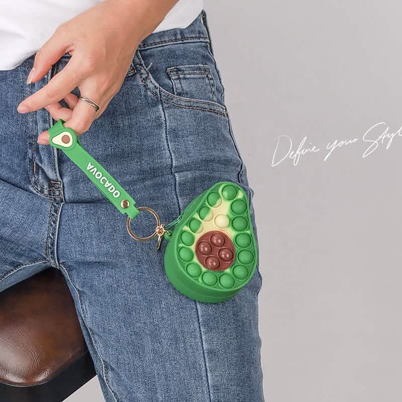 Zippered Pouch with Fidget Bubble Poppers and Bristles DailySale