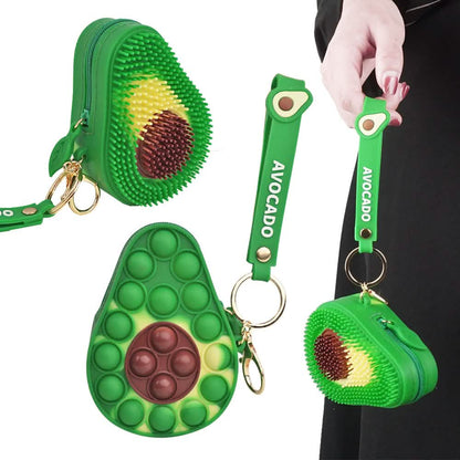 Zippered Pouch with Fidget Bubble Poppers and Bristles DailySale