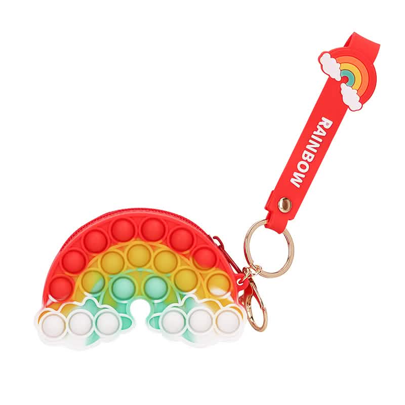 Zippered Pouch with Fidget Bubble Poppers and Bristles DailySale