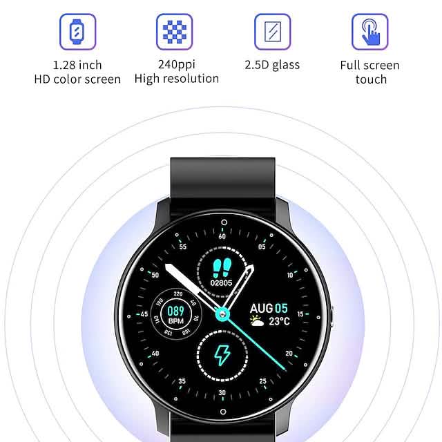 Zl02 Smart Watch 1.28 Inch Smartwatch Fitness Running Watch DailySale