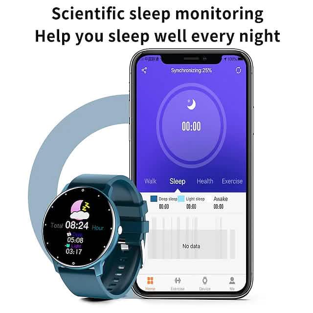 Zl02 Smart Watch 1.28 Inch Smartwatch Fitness Running Watch DailySale