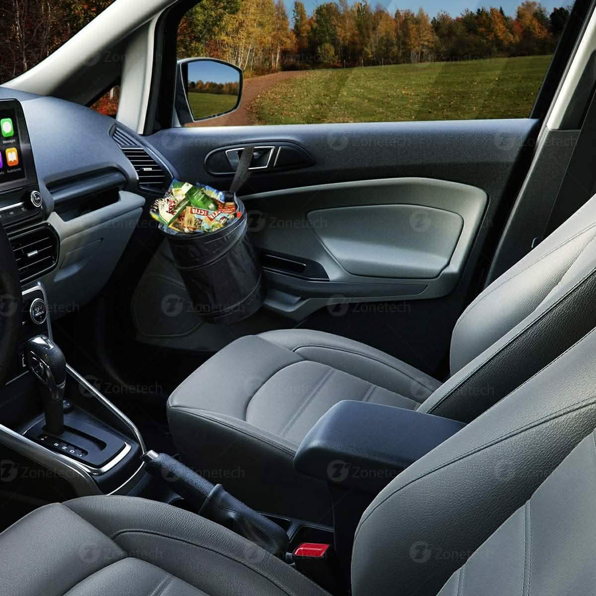 Zone Tech Universal Traveling Portable Car Trash Can DailySale