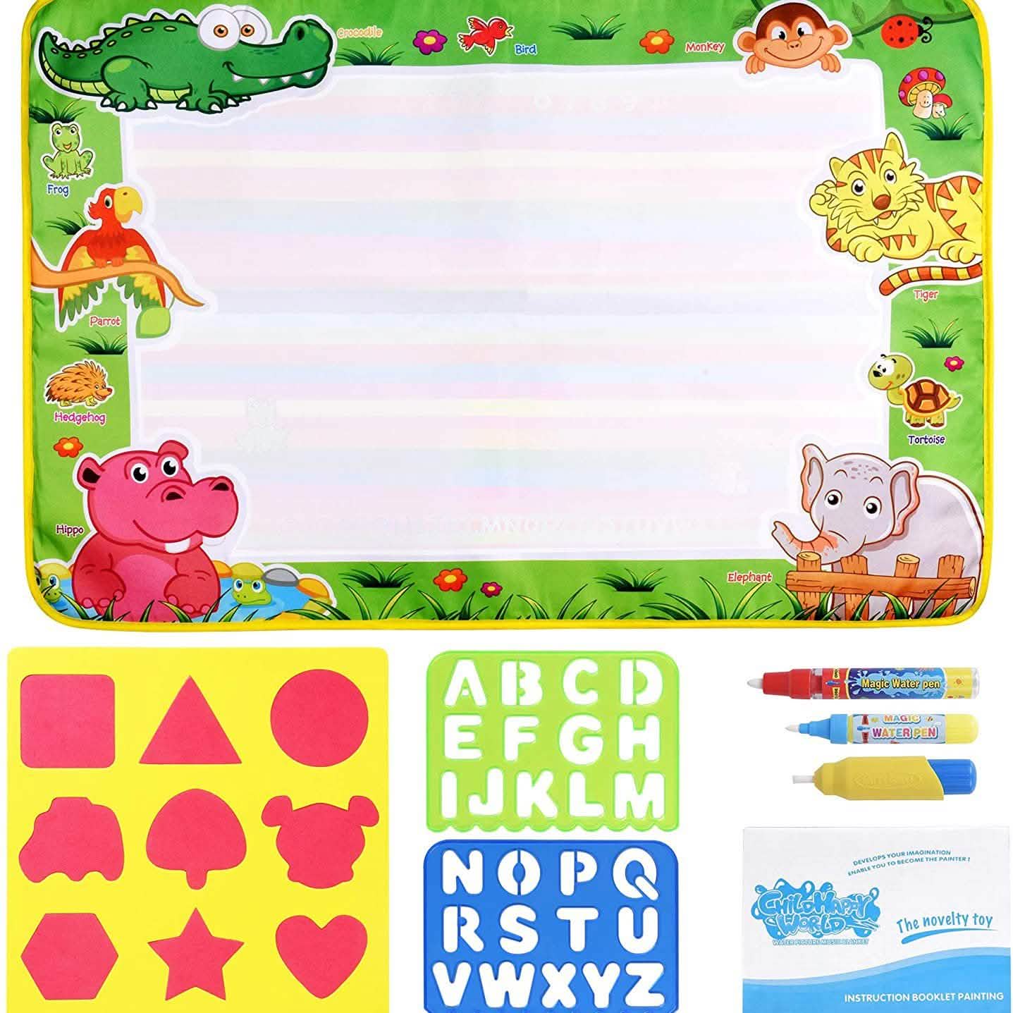 Zutan Large Aqua Doodle Mat Water Drawing Pad DailySale