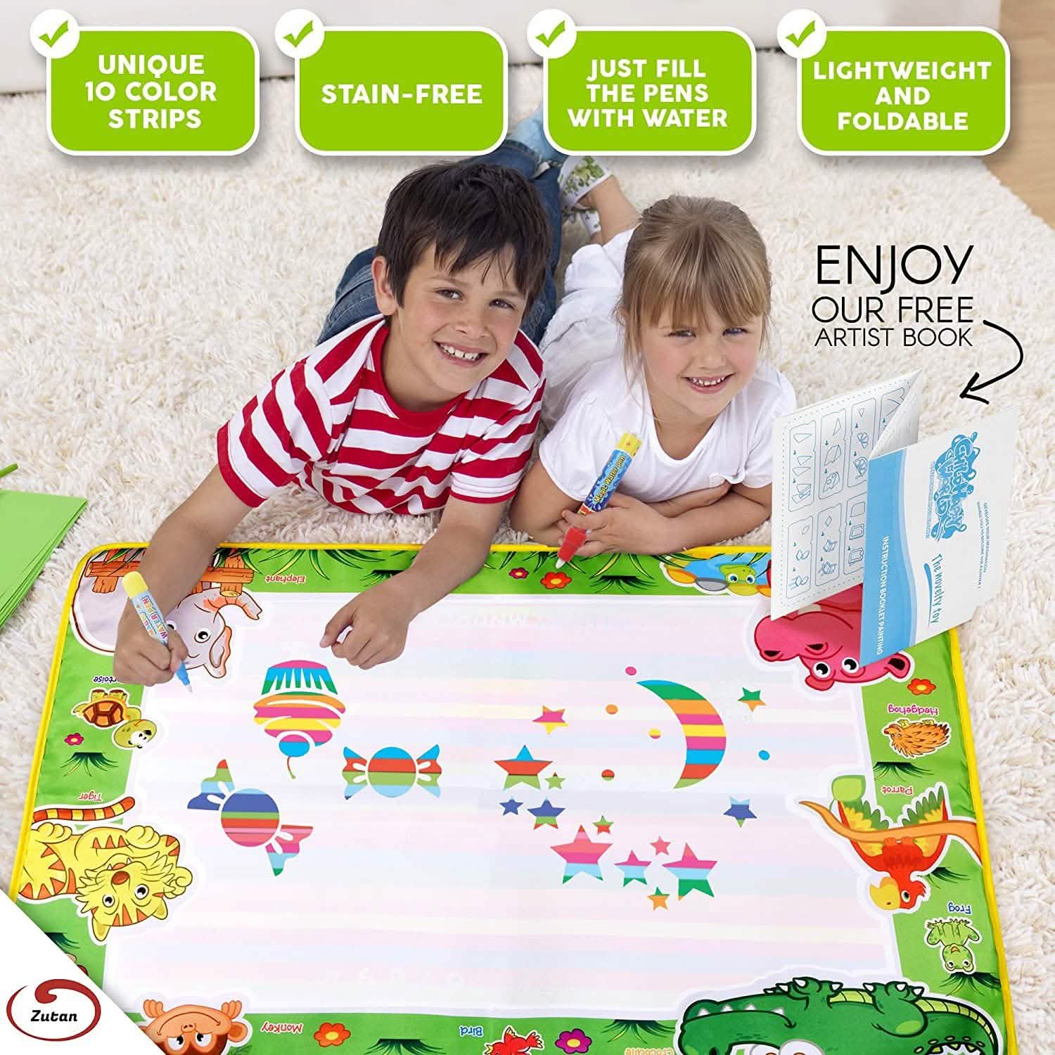 Zutan Large Aqua Doodle Mat Water Drawing Pad DailySale