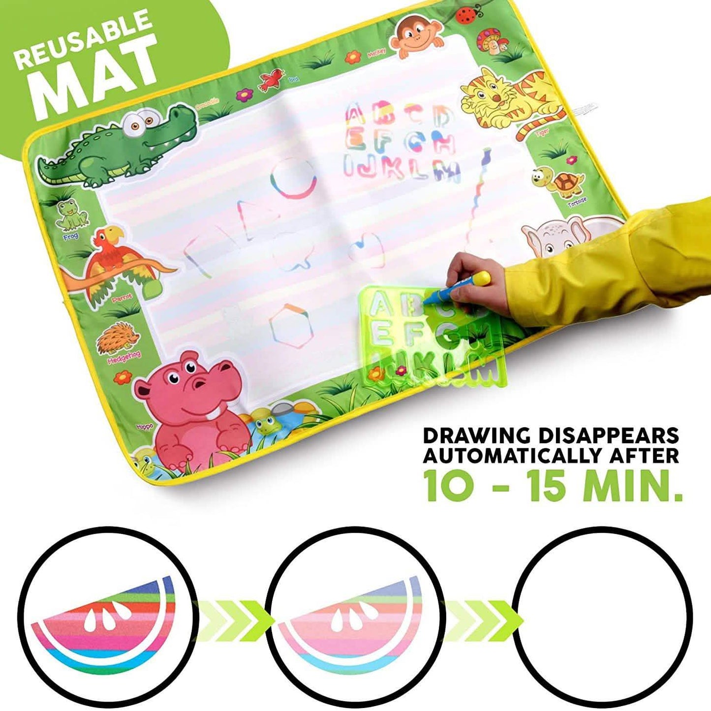 Zutan Large Aqua Doodle Mat Water Drawing Pad DailySale