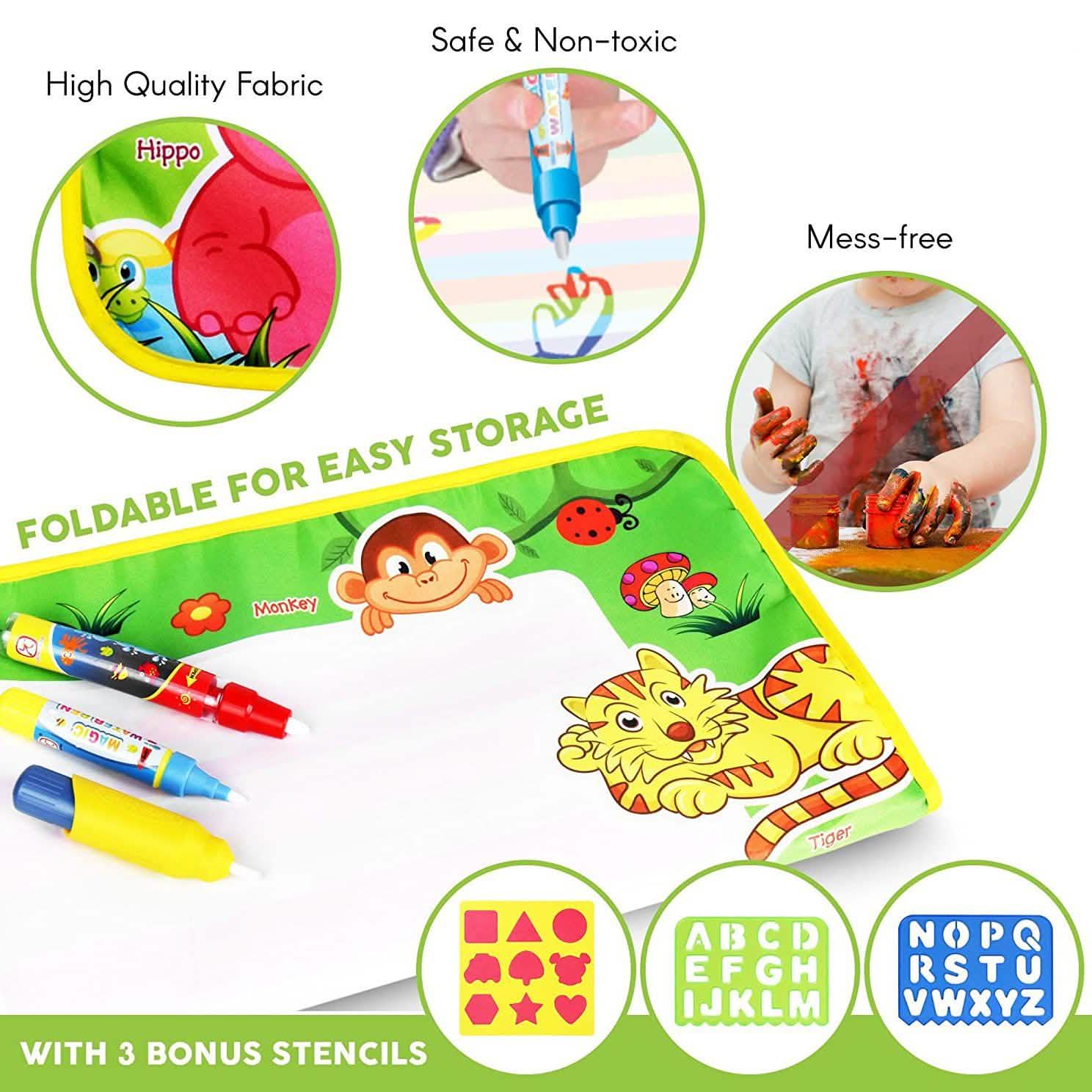 Zutan Large Aqua Doodle Mat Water Drawing Pad DailySale