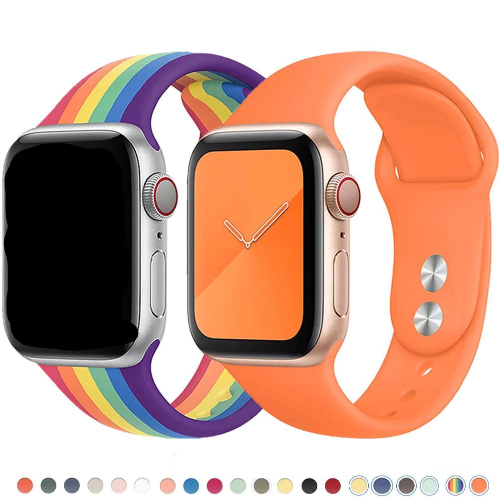 Silicone Strap bands For Apple Watch more colors