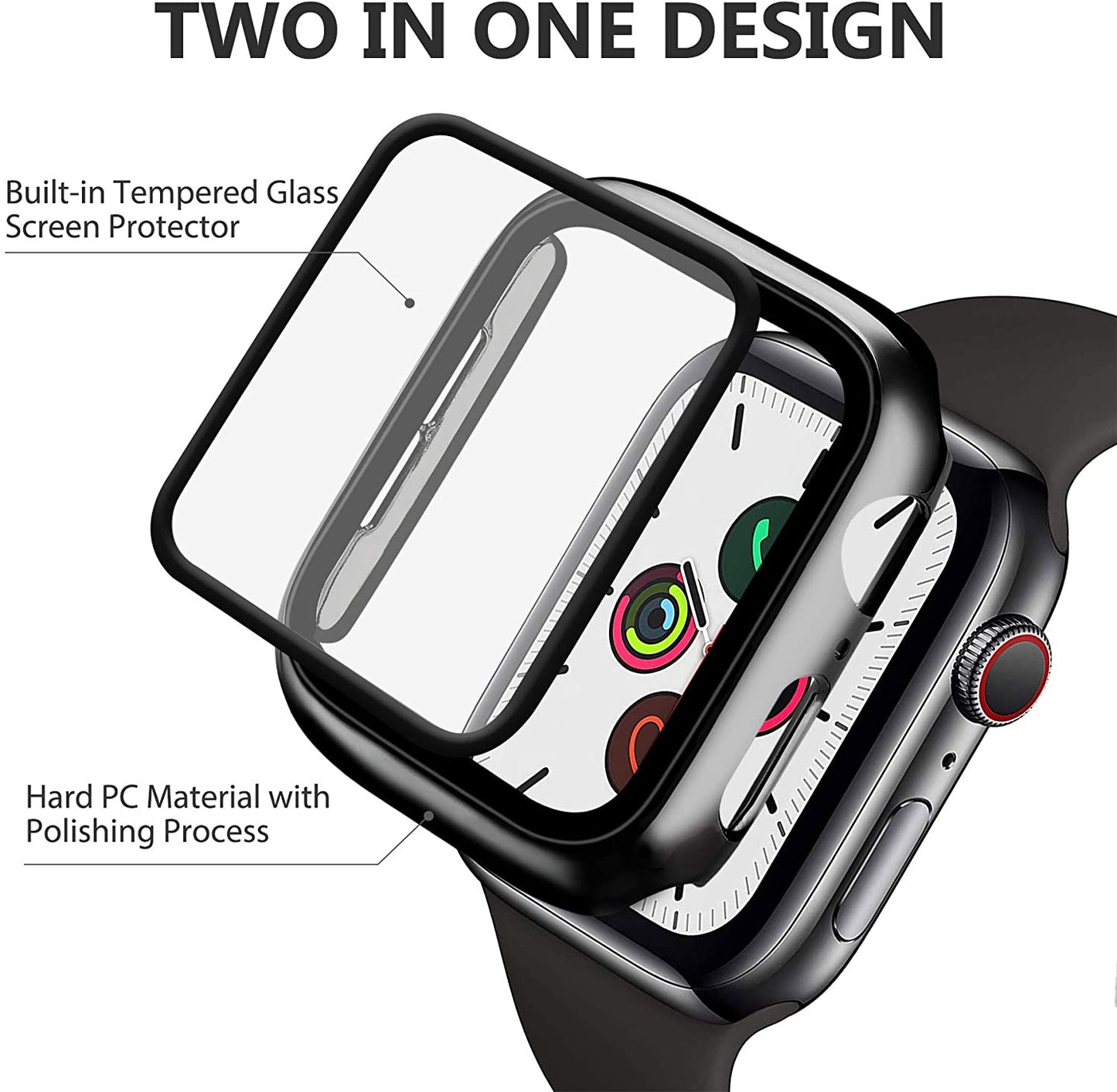 Bumper Cover+Glass For Apple Watch - Wristwatchstraps.co