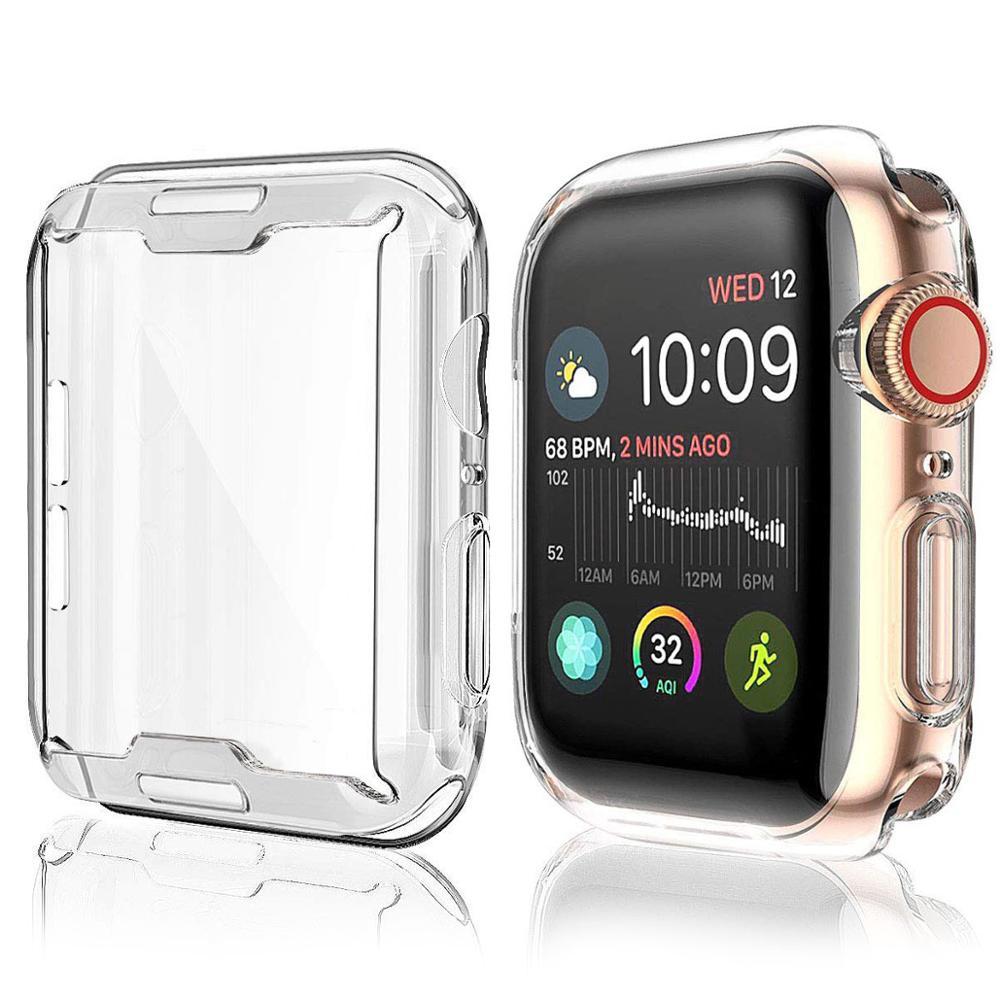 TPU Protector Watch Cover Case with Screen Protection For Apple Watch - Wristwatchstraps.co