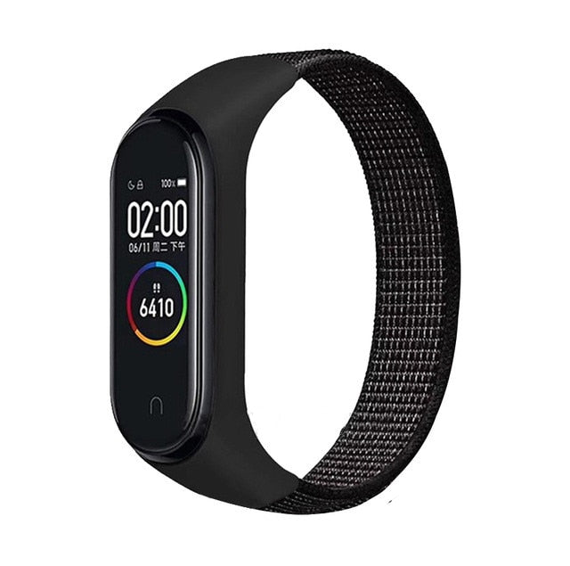 Nylon Sport loop for mi band 3,4 and 5 - Wristwatchstraps.co