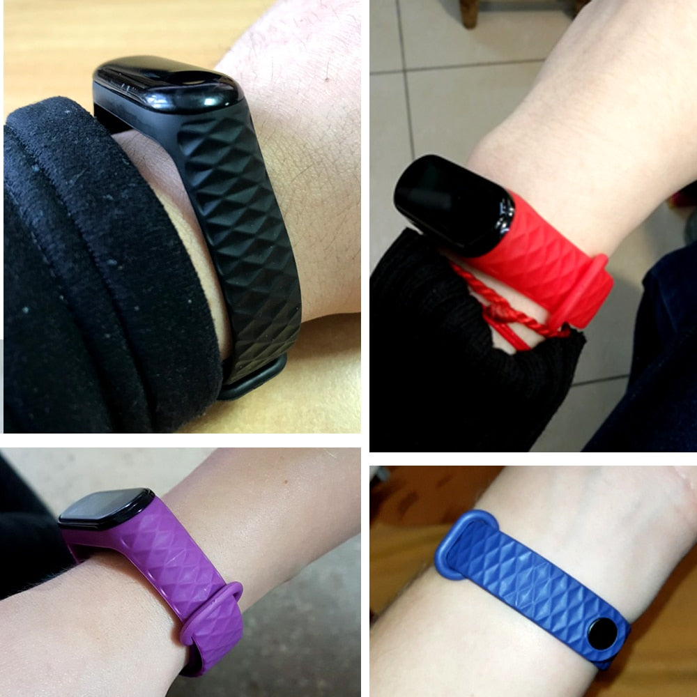 Colorful Silicone watch Band For Xiaomi Mi 3,4,5 and 6 - Wristwatchstraps.co