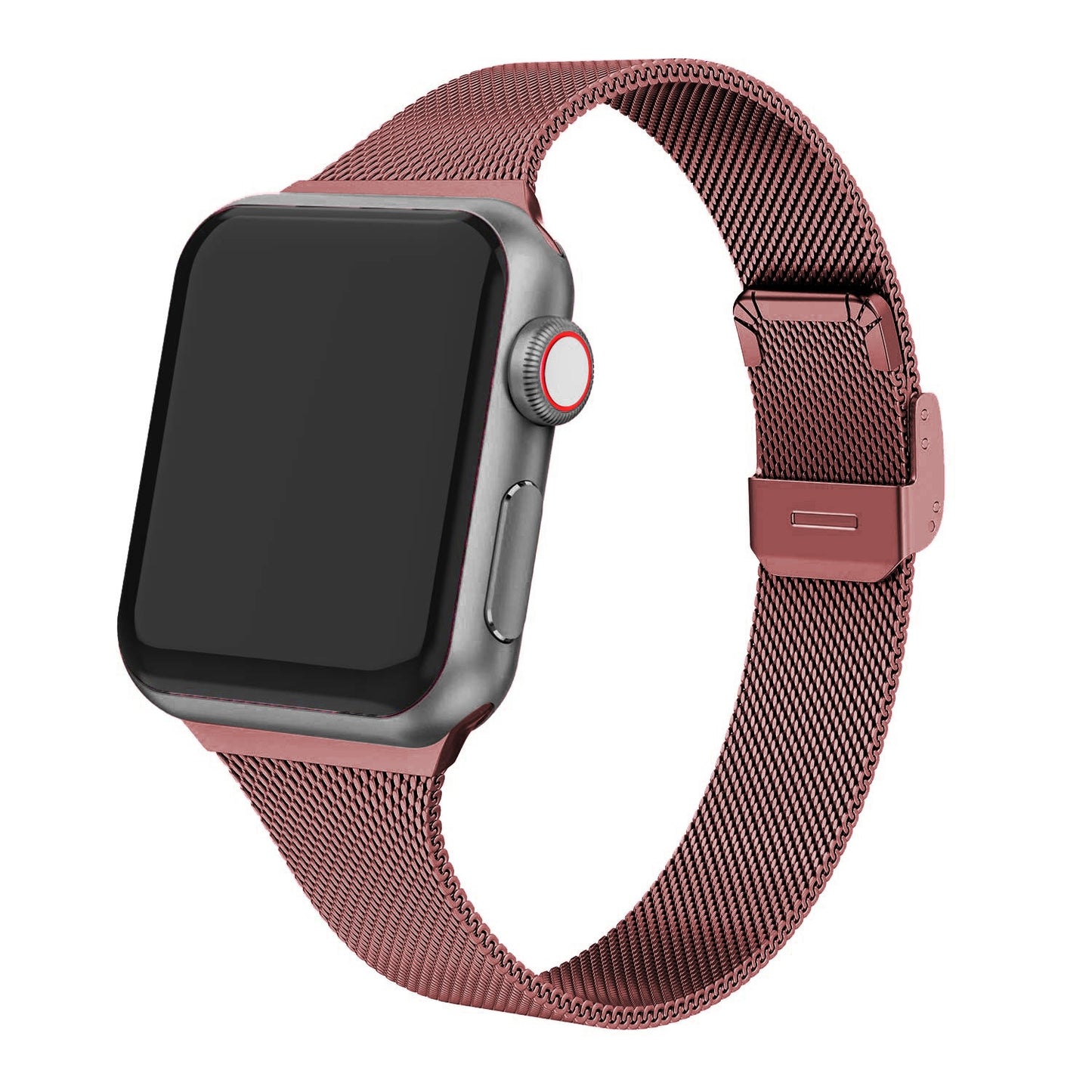 Slim Milanese Strap with Clasp for Apple Watch - Wristwatchstraps.co