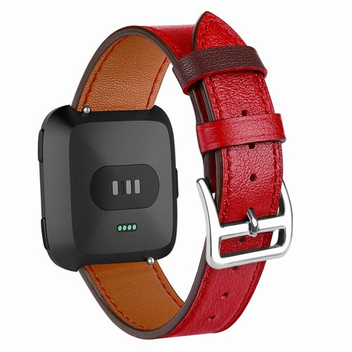 Leather Band for Fitbit Versa - Wristwatchstraps.co