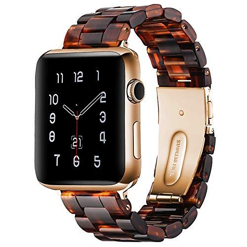 Resin Watch Strap with Stainless Steel Buckle for Apple Watch - Wristwatchstraps.co