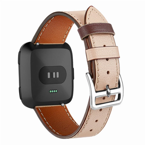 Leather Band for Fitbit Versa - Wristwatchstraps.co