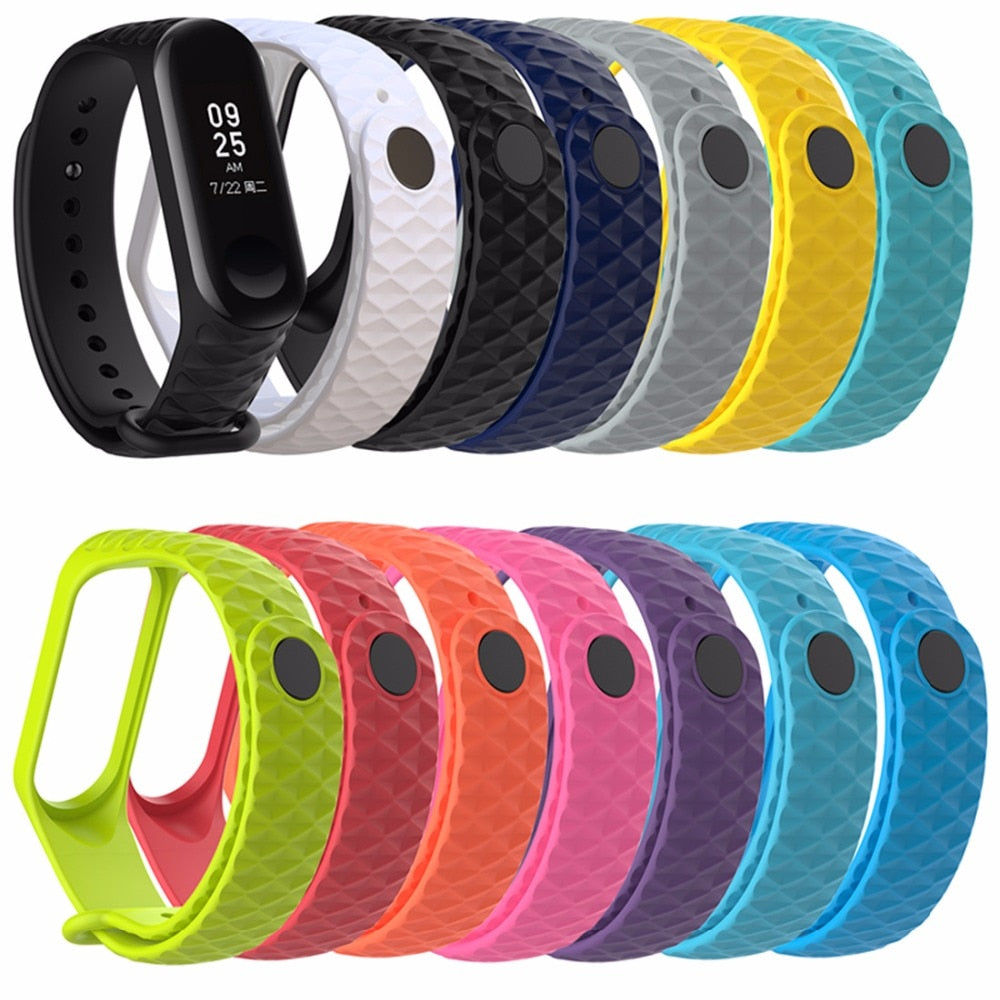 Colorful Silicone watch Band For Xiaomi Mi 3,4,5 and 6 - Wristwatchstraps.co