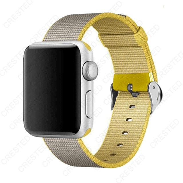 Premium Nylon Replacement Band with buckle for Apple Watch - Wristwatchstraps.co