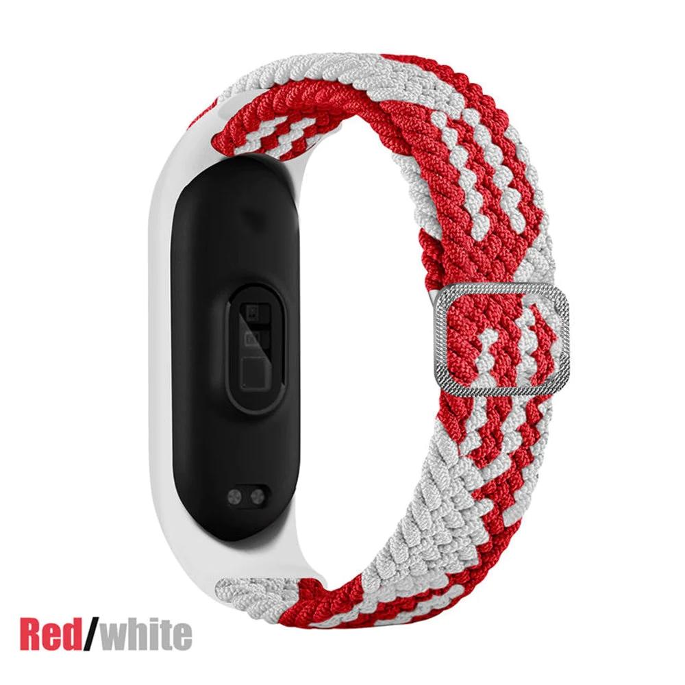 Adjustable Nylon Braided Mi band 3,4,5 and 6 - Wristwatchstraps.co