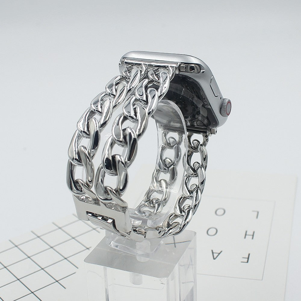 Jewelry Styled Charm Bracelet Strap for Apple Watch - Wristwatchstraps.co