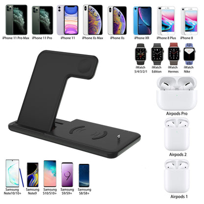 Wireless Charger Dock Station For iPhone  Micro USB Type C Stand - Wristwatchstraps.co