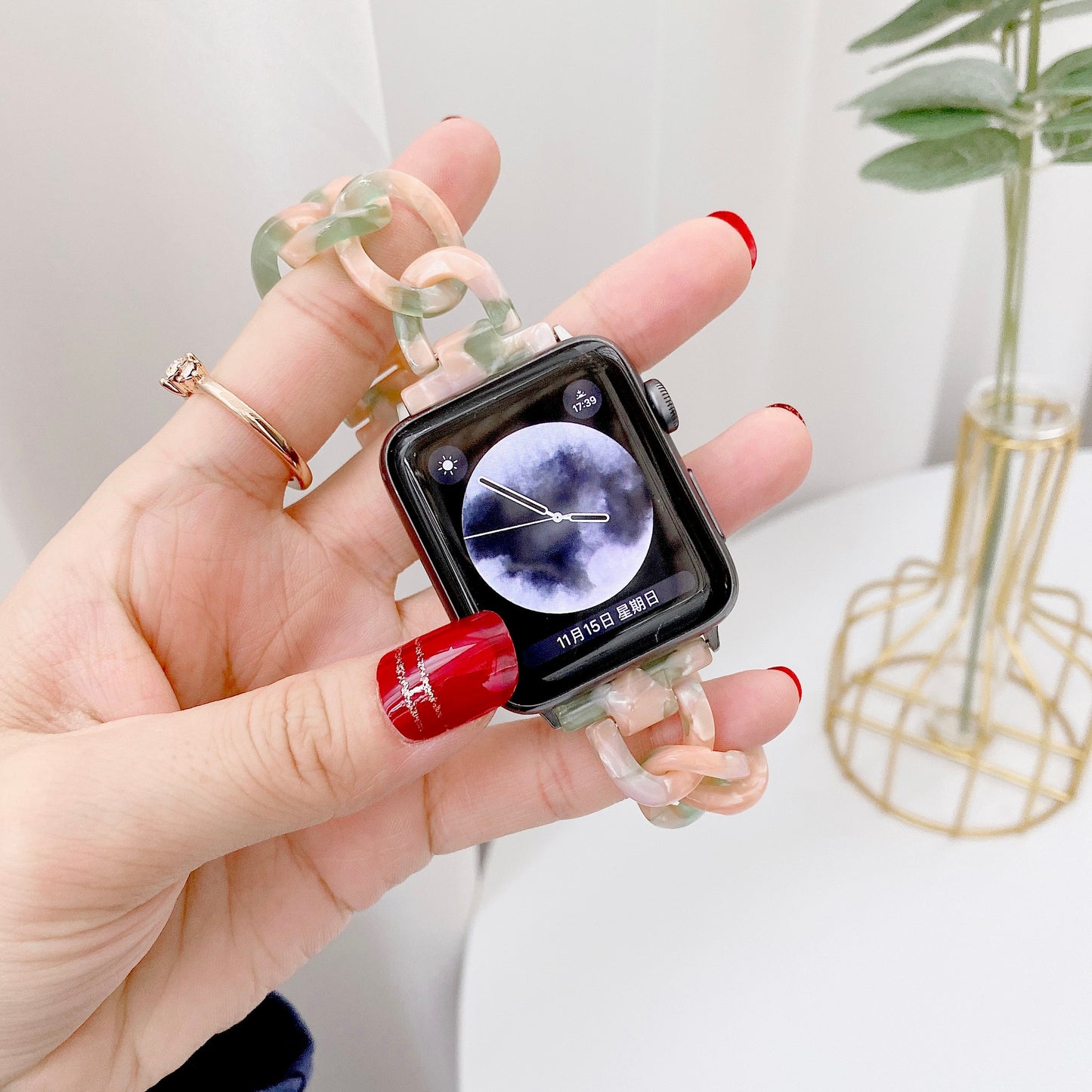 Transparent Resin Straps for apple watch band - Wristwatchstraps.co