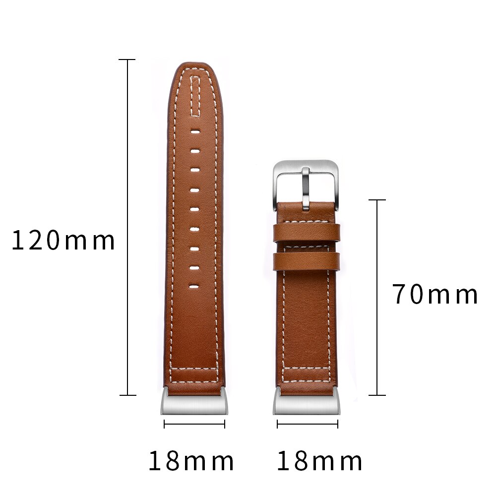 Leather strap For Fitbit Charge 4 - Wristwatchstraps.co