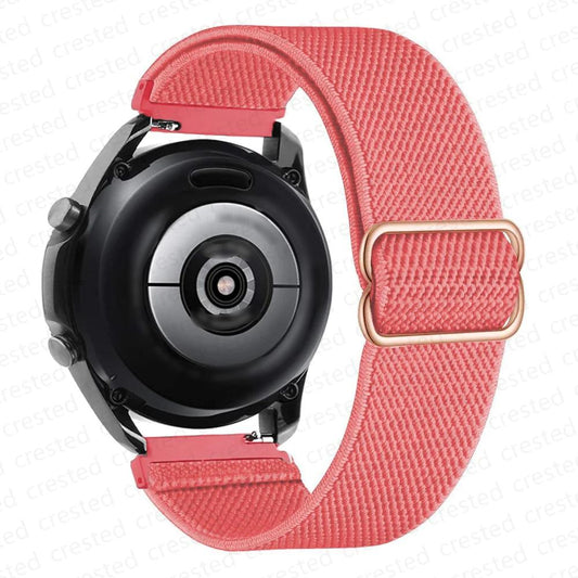 Nylon Adjustable Elastic watchband bracelet  For Samsung Galaxy, Huawei, And Amazfit Watch. - Wristwatchstraps.co