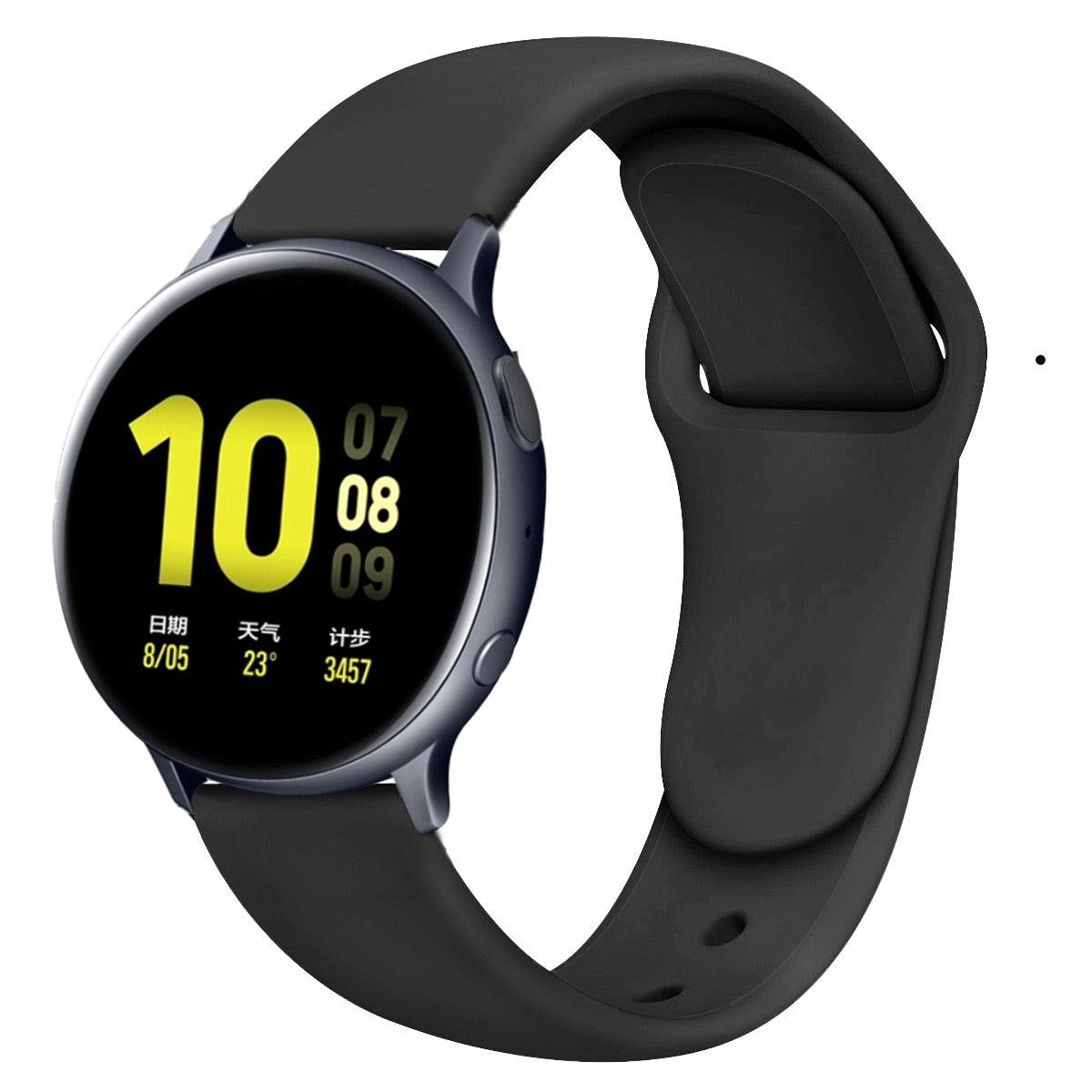 Silicone bands for Samsung Galaxy, Huawei, and Amazfit watch - Wristwatchstraps.co
