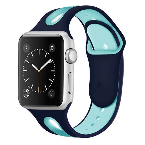 Hole Silicone Strap For Apple Watch - Wristwatchstraps.co