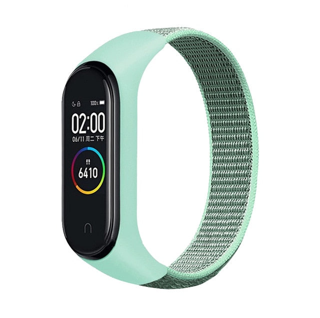 Nylon Sport loop for mi band 3,4 and 5 - Wristwatchstraps.co