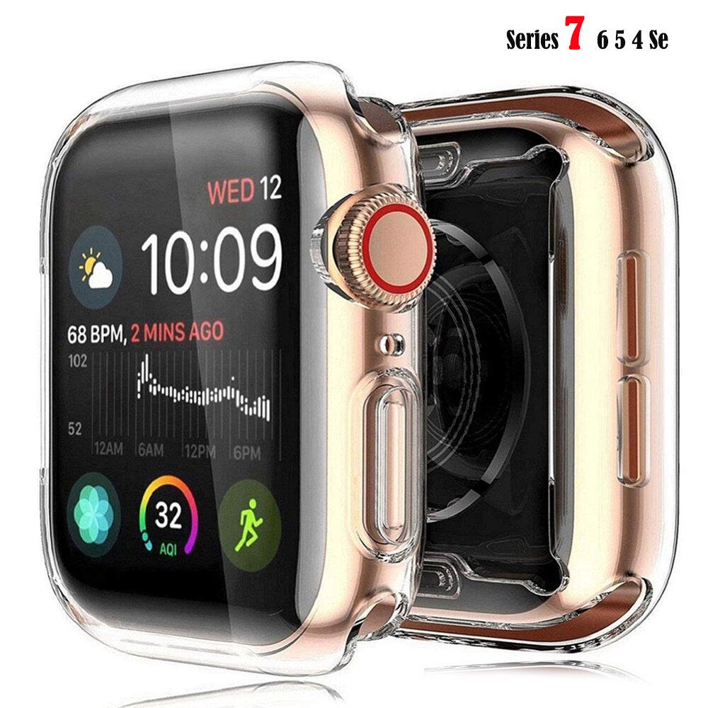 Bumper Screen Protector Case For Apple Watch Series 7 - Wristwatchstraps.co