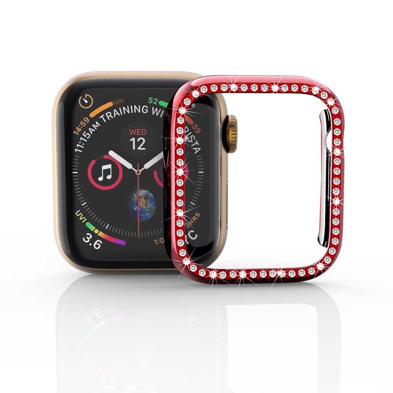Bling Diamond Rhinestone Screen Protector cover bumper case for Apple Watch - Wrist Watch Straps