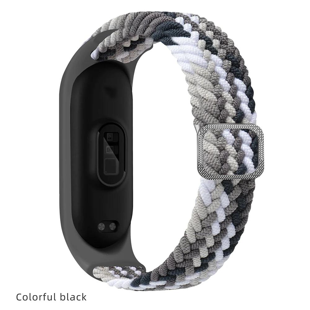 Adjustable Nylon Braided Mi band 3,4,5 and 6 - Wristwatchstraps.co