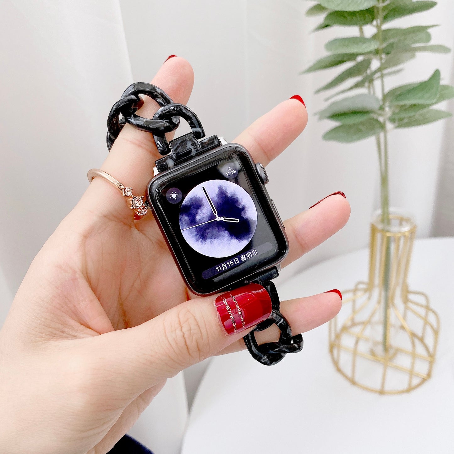 Transparent Resin Straps for apple watch band - Wristwatchstraps.co