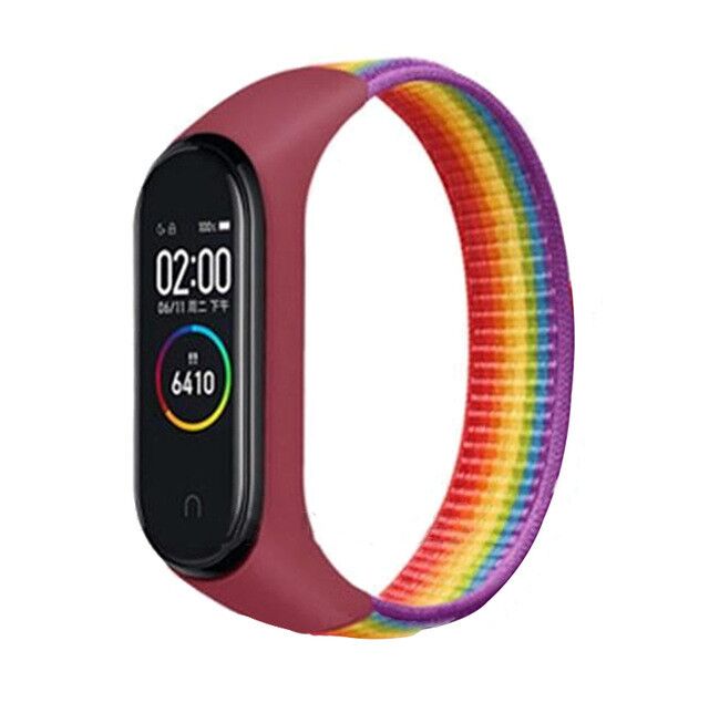 Nylon Sport loop for mi band 3,4 and 5 - Wristwatchstraps.co