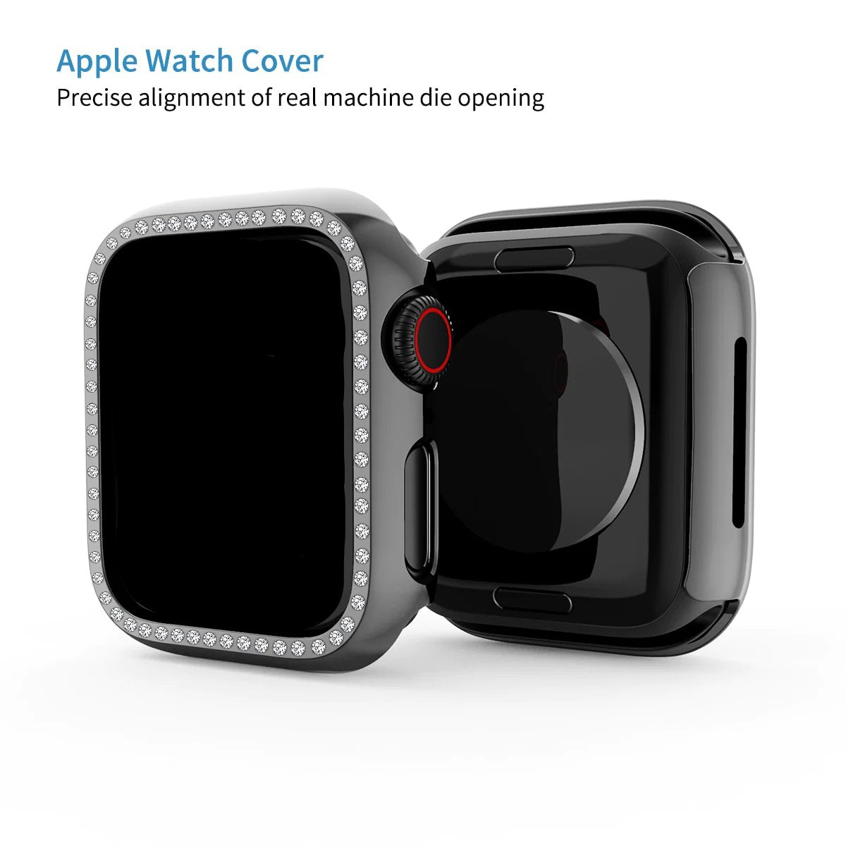 Bling Diamond Rhinestone Screen Protector cover bumper case for Apple Watch - Wrist Watch Straps