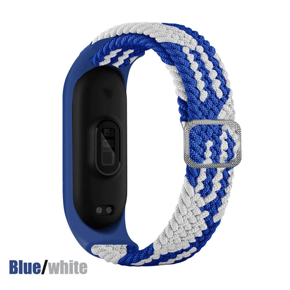 Adjustable Nylon Braided Mi band 3,4,5 and 6 - Wristwatchstraps.co